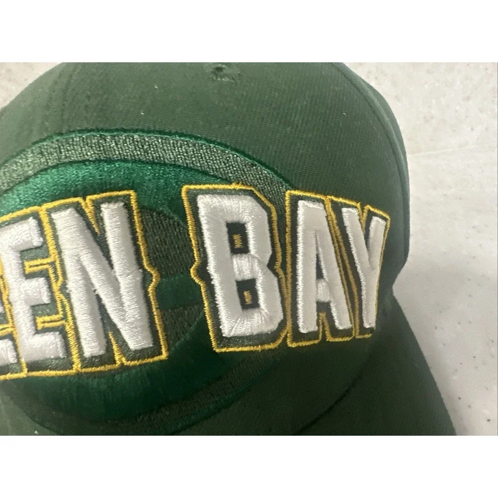VTG Green Bay Packers Hat Fitted Size 7 1/4 Mens NFL New Era 59Fifty Embroidered